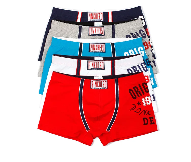 Мужское хлопковое нижнее белье мужские боксеры высокого качества трусы для