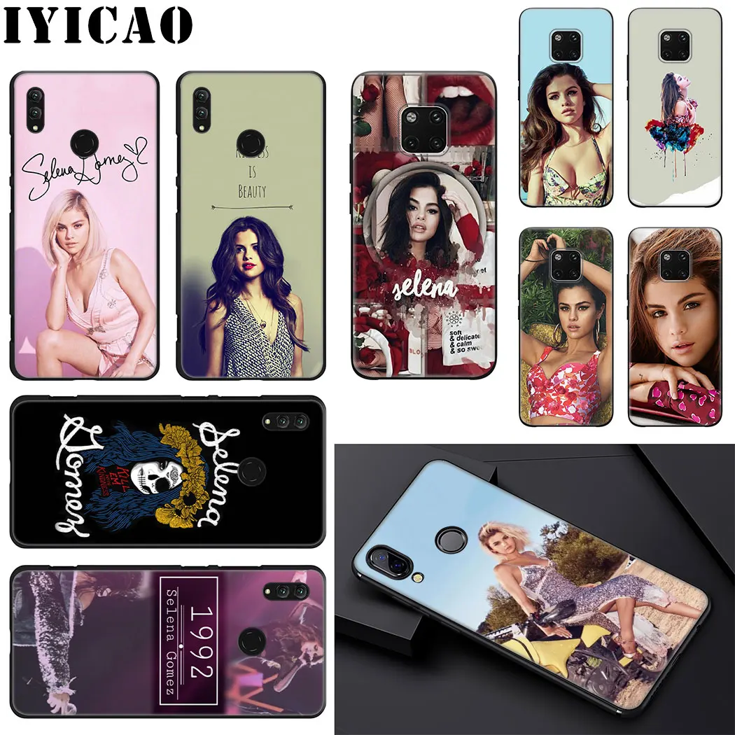 IYICAO сексуальный Selena Gomez мягкий чехол для телефона huawei Mate 10 20 Lite Pro Чехол Nova 2i 3 3i 4 |