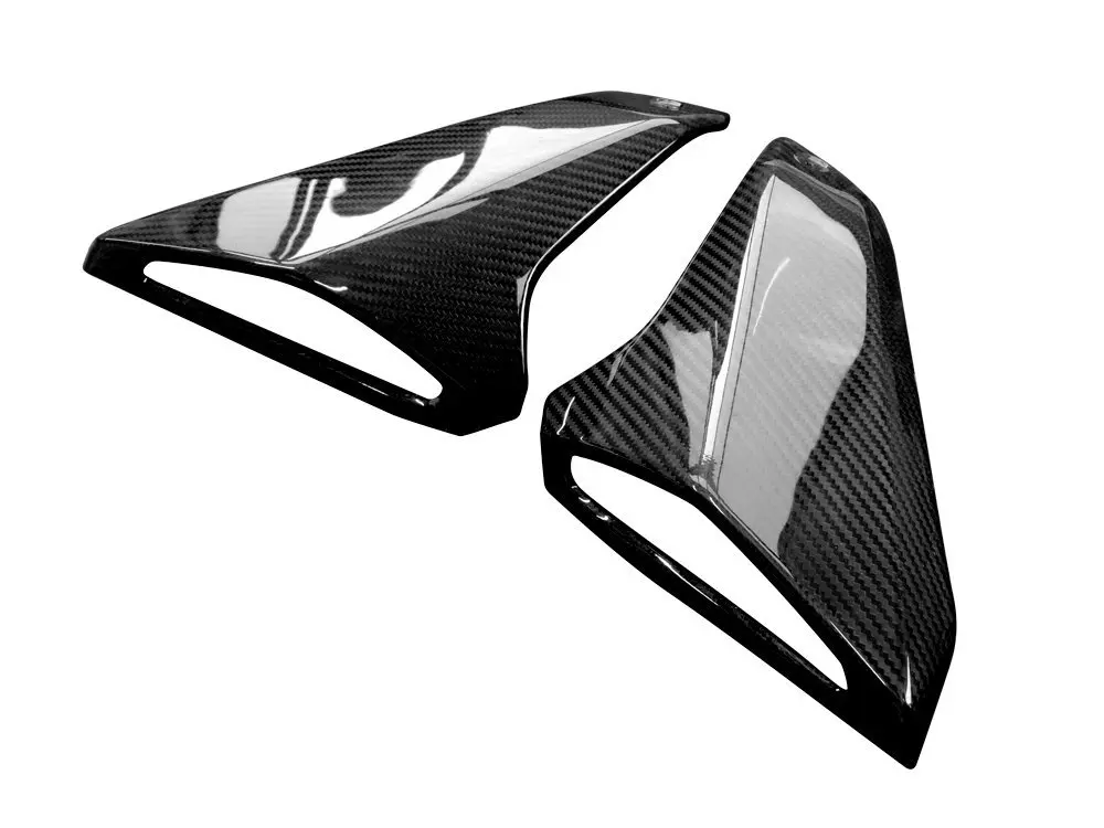 Tank Side Fairings PrePreg углеродное волокно(сухой углерод) бак боковые обтекатели воздухозаборника Крышка для Yamaha MT-09 MT09 FZ09 FZ-09 2013 - Цвет: Tank Side Fairings