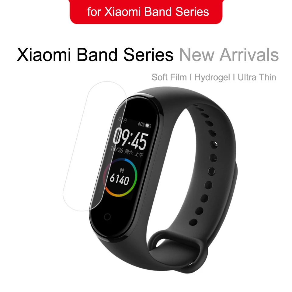 5 шт. Защитная пленка для экрана Xiaomi Mi Band 4 3 Pro ТПУ Гидрогелевая защитная защита от