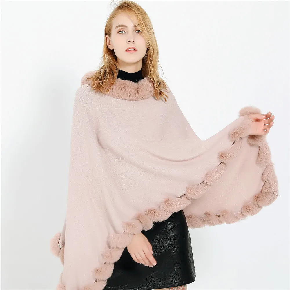 

MIARA.L high quality new cross-border sets for fashion in Europe and the street snap collars wide hem areata faux cashmere shawl