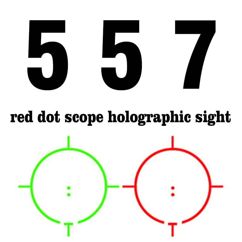 

Tactical 557 Holographic sight Red Green Dot Sight red dot Scope For Airsoft for hunting HT5-0027