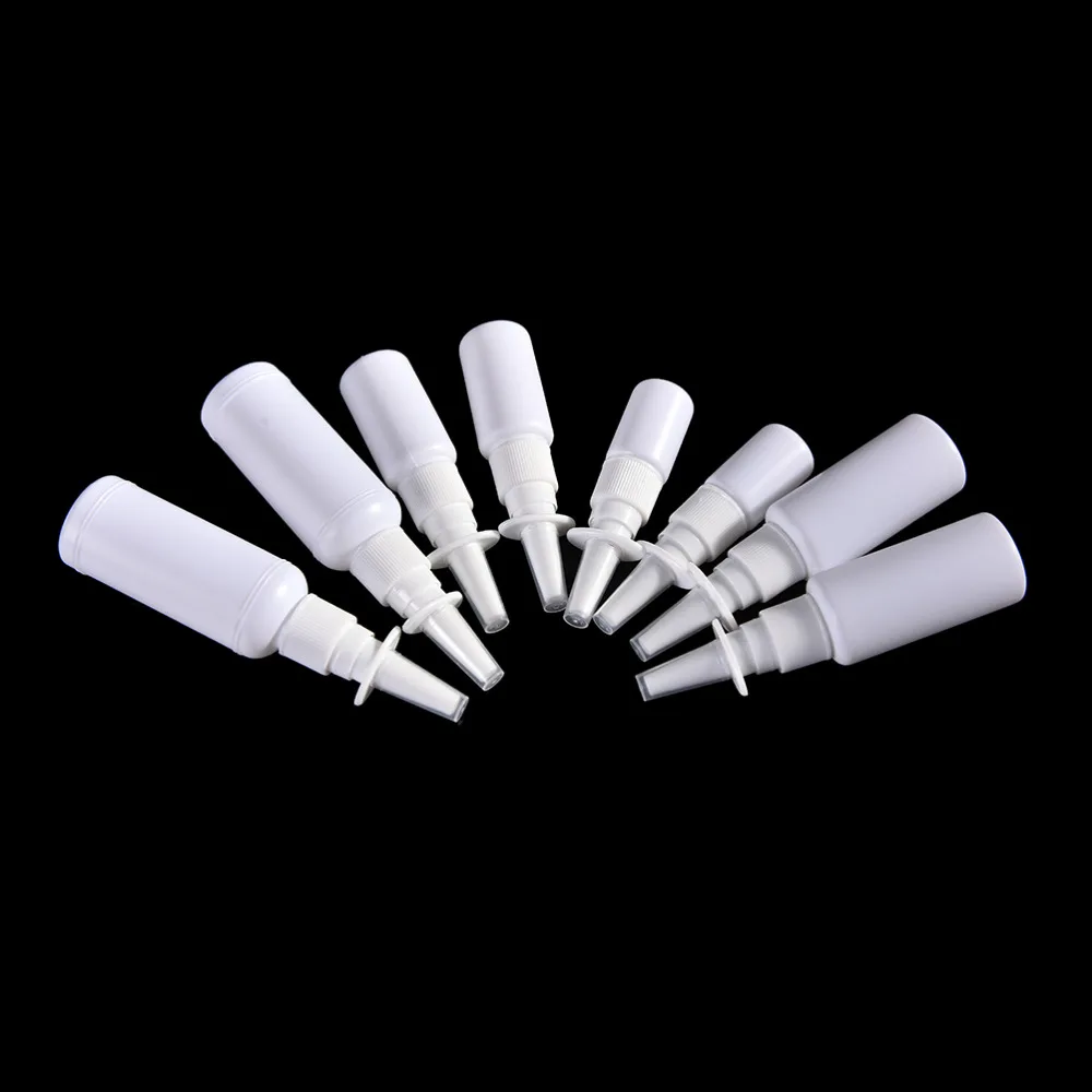 2017 Горячая Распродажа 2 шт белые пустые пластиковые флаконы для Назального спрея