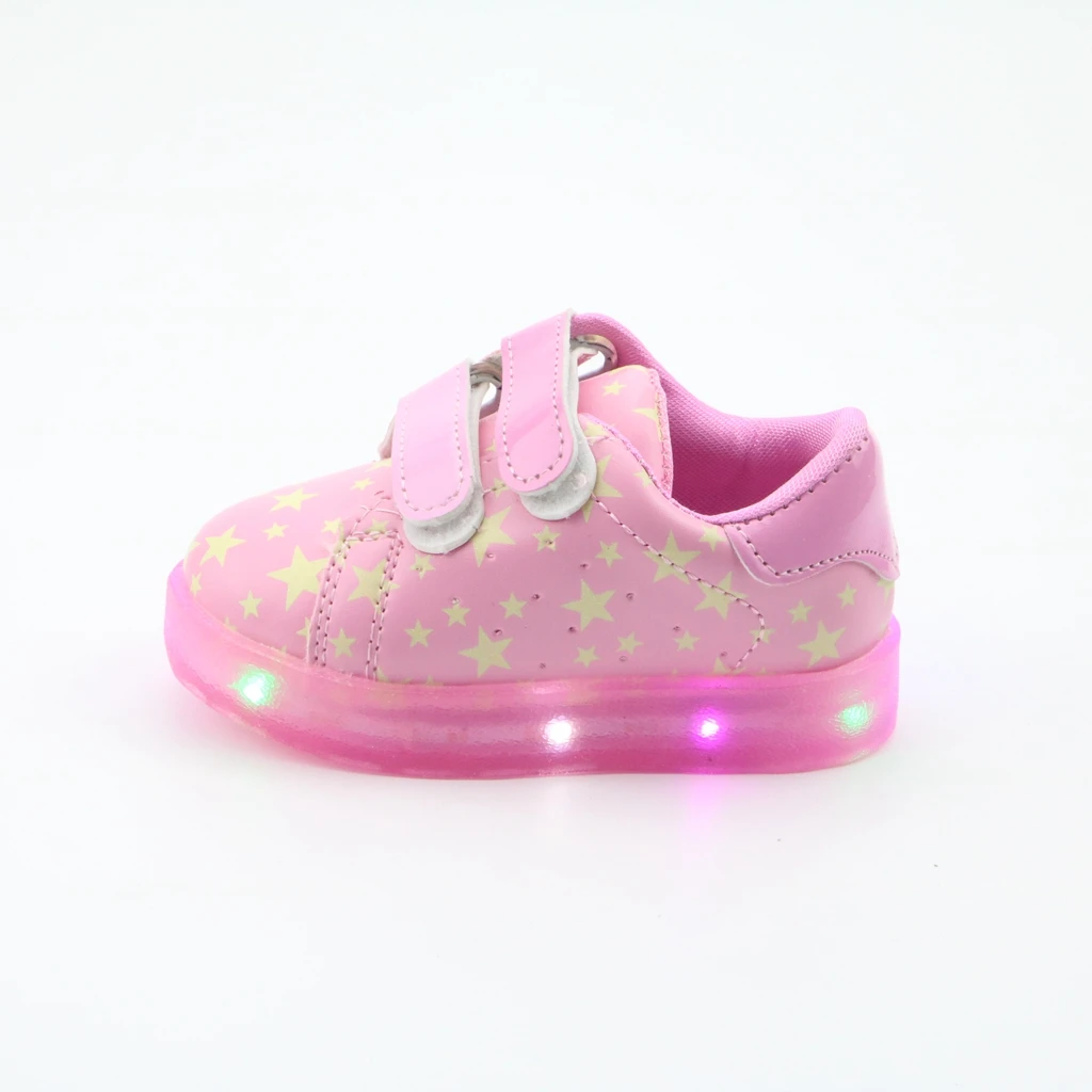 Для маленьких мальчиков и девочек Нескользящие модные кроссовки обувь со