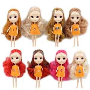 DBS ICY Nude Mini Pullip Doll many kinds of hair colors,clothes random BJD 12cm height