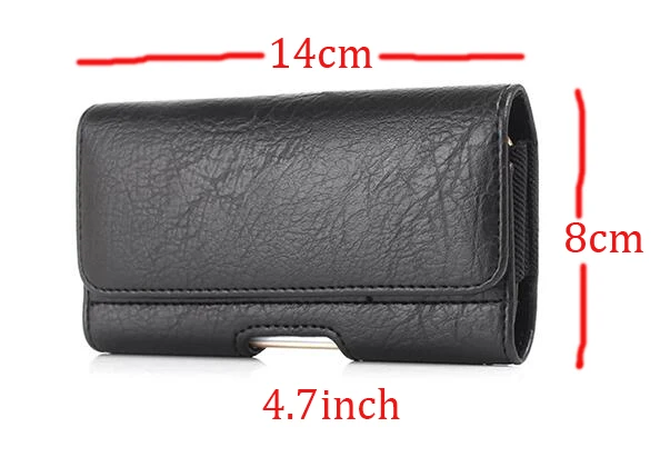 4.7 inch Black Горизонтальный магнитный зажим для крепления поясная сумка чехол для Xiaomi mi CC9 CC9E 6X S2 mi 9 T Pro Red mi K20 7A Note 7 с слотами для карт - Цвет: 4.7 inch Black