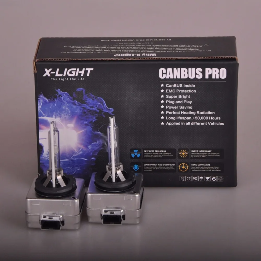 2 шт. ксеноновые лампы для PHILIPS GE или OSRAM 6000K совместимы с 66043 66144 85410 UB - купить по