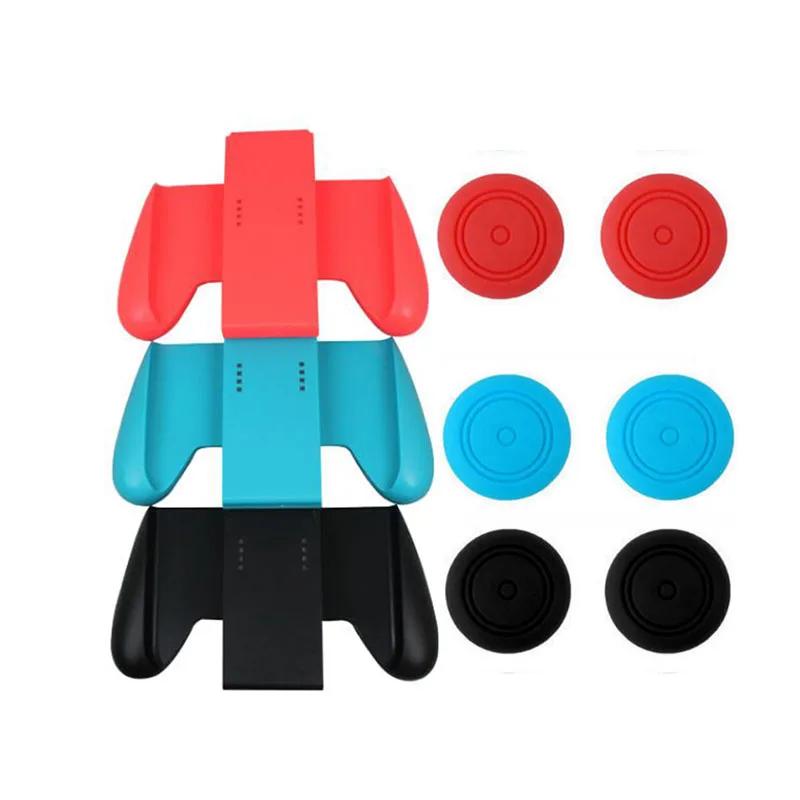 Левый и правый джойстики Joy Con ручки большого пальца для Nintendo Switch Controller Comfort Grip