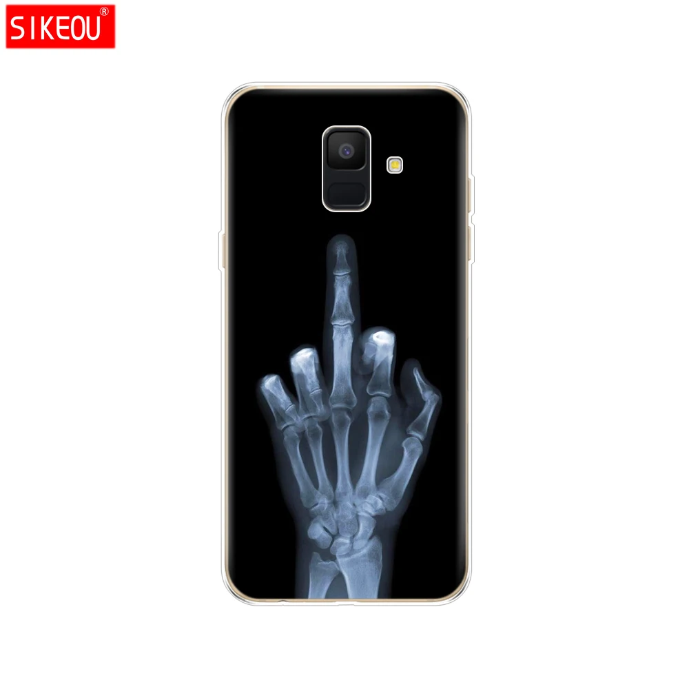 12052 Силиконовый чехол для samsung Galaxy A6 чехол Dual SIM SM A600 A600F для samsung A6 plus A605 A605F чехол защитный чехол - Цвет: 12052