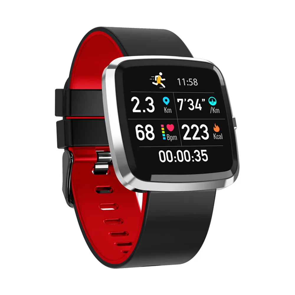 

FORCA T2 Fitness Tracker Heart Rate Monitor Blood Pressure Spo2 Sport Mode Color Screen IP67 Waterproof Bracelet Sport Watch