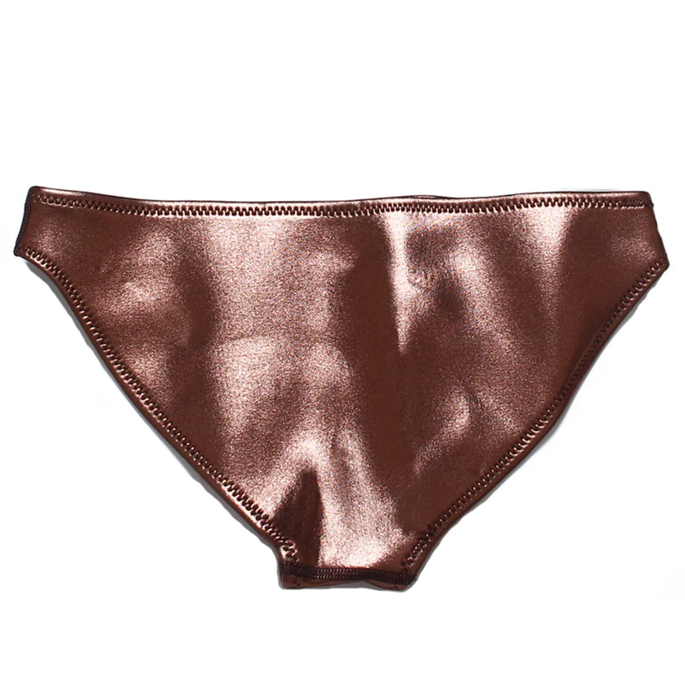 Trangel женщин купальники 2017 низкой талией Bikini Bottom Solid бразильский купальник трусики