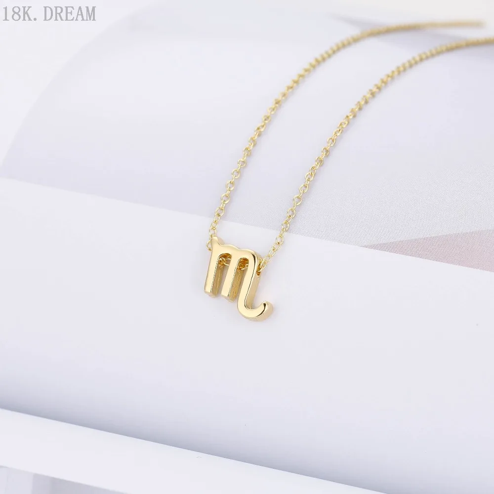 12 шт. ожерелье созвездий зодиака на заказ знаки астрологическое s Овен Телец