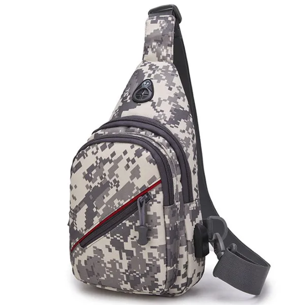ACU Тактическая Сумка Molle для рыбалки, походные рюкзаки, охотничьи сумки, спортивный нагрудный слинг, рюкзак на плечо, военный армейский S501 - Цвет: ACU