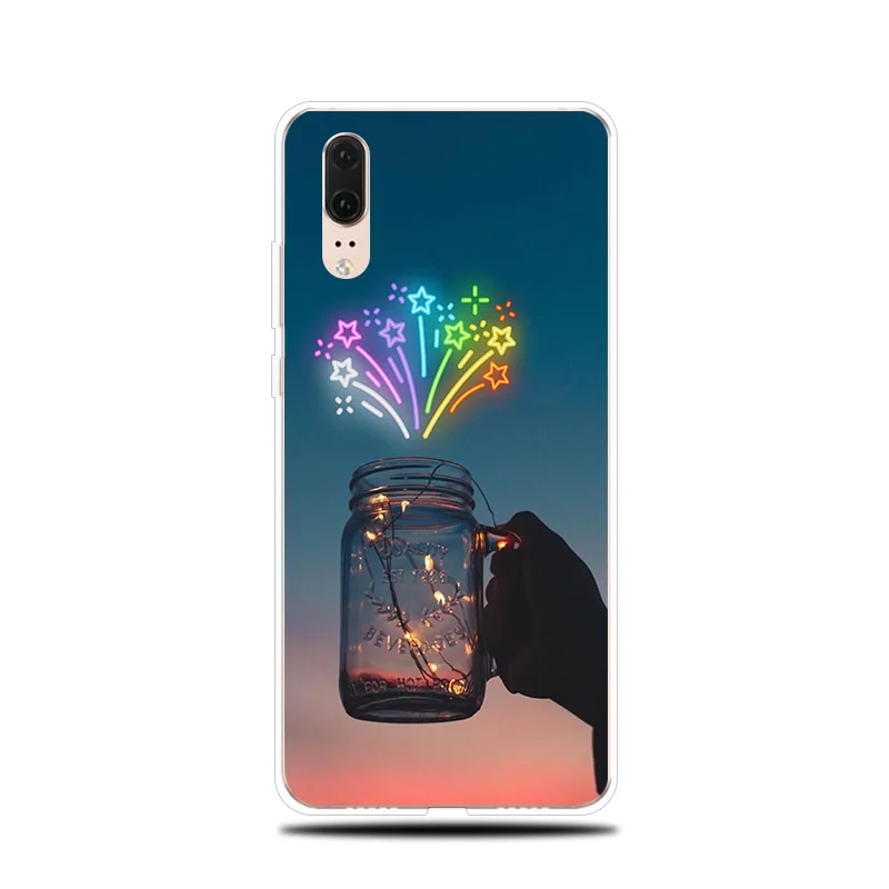 Bottles Silicone Phone Case For Huawei P8 P9 Lite 2017 P Smart 2019 Soft Cover P10 P20 P30 Pro |