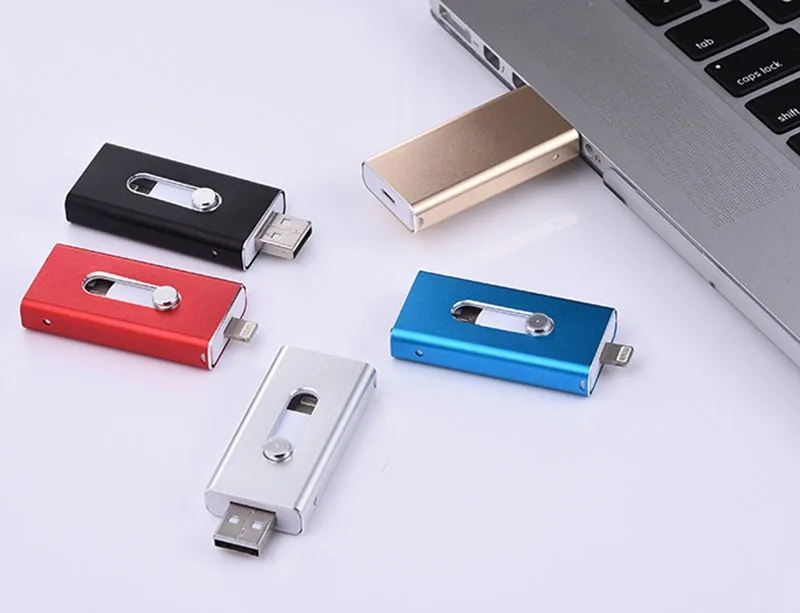 Richwell USB флэш-накопитель для iPhone X/8/7/7 Plus/6 Plus/6s/5/SE/ipad OTG флеш-накопитель HD флеш-накопитель 8 Гб оперативной памяти, 16 Гб встроенной памяти, 32 ГБ, 64 ГБ, 128 ГБ флеш-накопитель