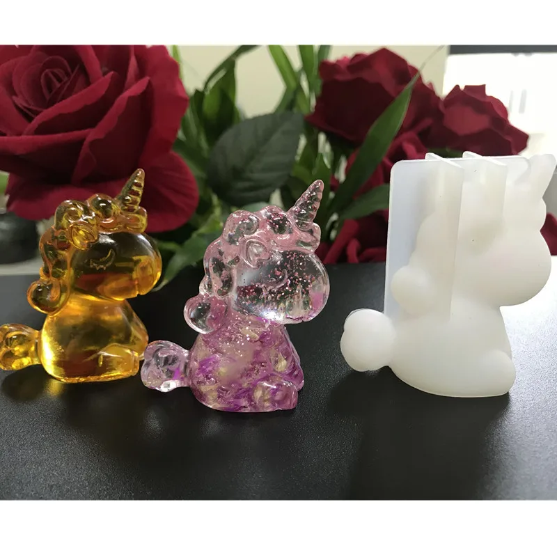 Мифическое животное украшение формы DIY свечи мыло технологическая линия смолы