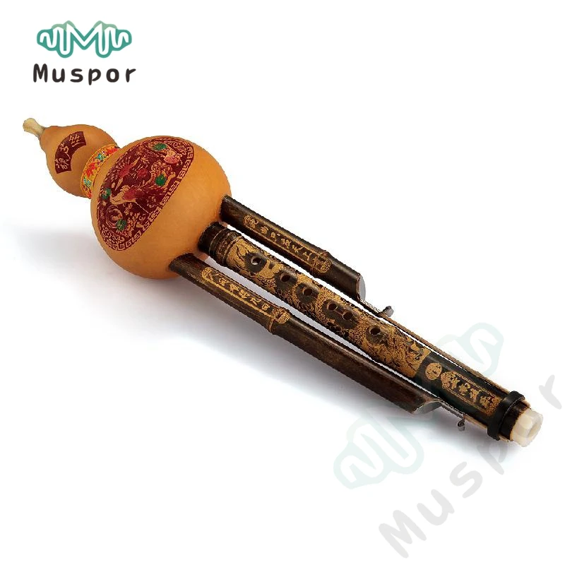 Китайская Тыква халуси 3 октавы кукурбит канавка C/Bb ключ Юньнань этнический