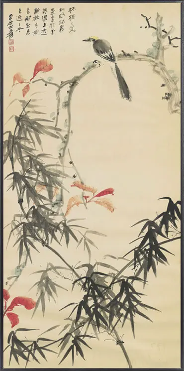 Чжан дацянь китайские чернила пейзаж живопись HD Печать на холсте стены искусства картина для гостиной домашний декор - Цвет: Светло-серый