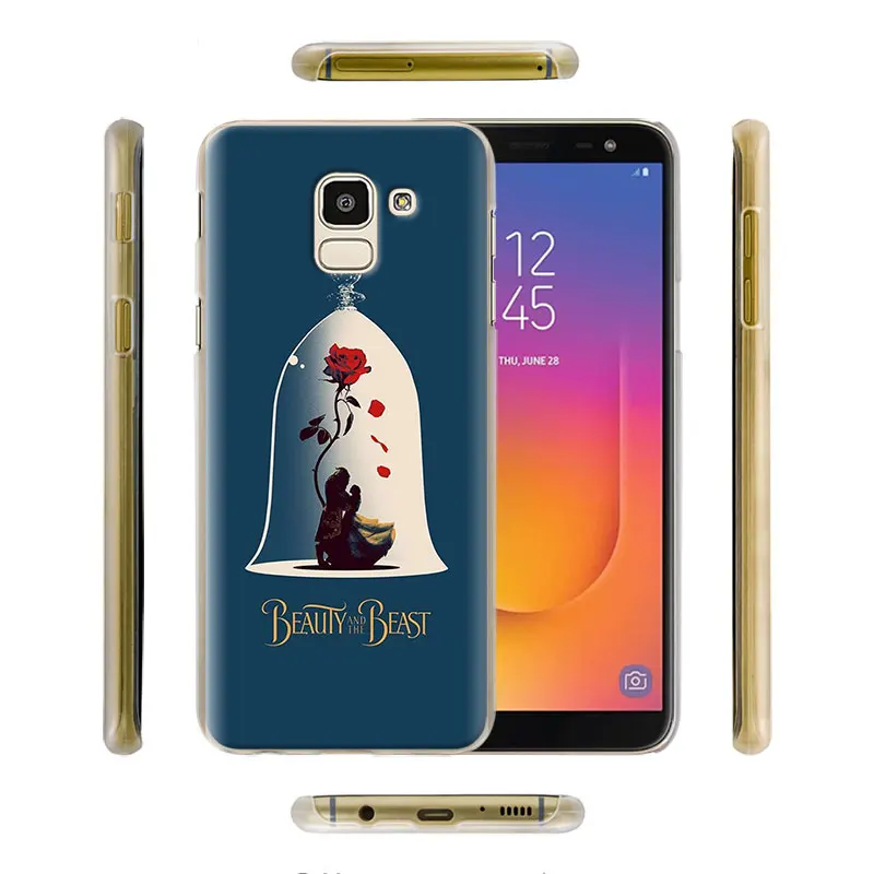 Красота и с рисунком из мультфильма «Красавица и Чудовище» чехол КРЫШКА ДЛЯ samsung Galaxy A30 A40 A50 A70 A6 A8 плюс A7 A9 M30 чехол для телефона Coque