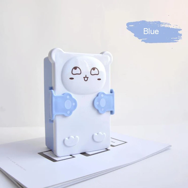 Lovely Cartoon Bento Box Double Layer Plastic Sandwich Lunch Food Microwave Oven for Kids alimentaire Case | Дом и сад