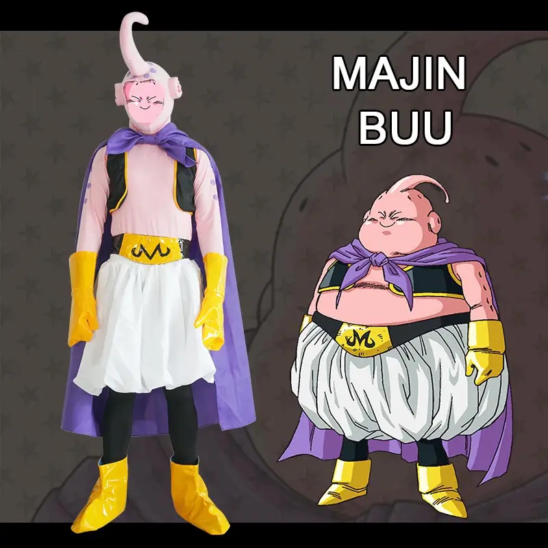 Молочный путь аниме Dragon Ball Косплей Костюм Majin Buu Boo для Хэллоуина Карнавал