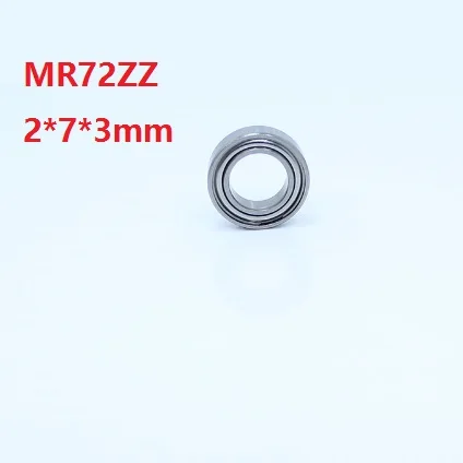 50/100/500 шт MR72ZZ MR72 ZZ MR72Z 2x7x3 мм Миниатюрный Мини радиальный шарикоподшипник 2*7*3