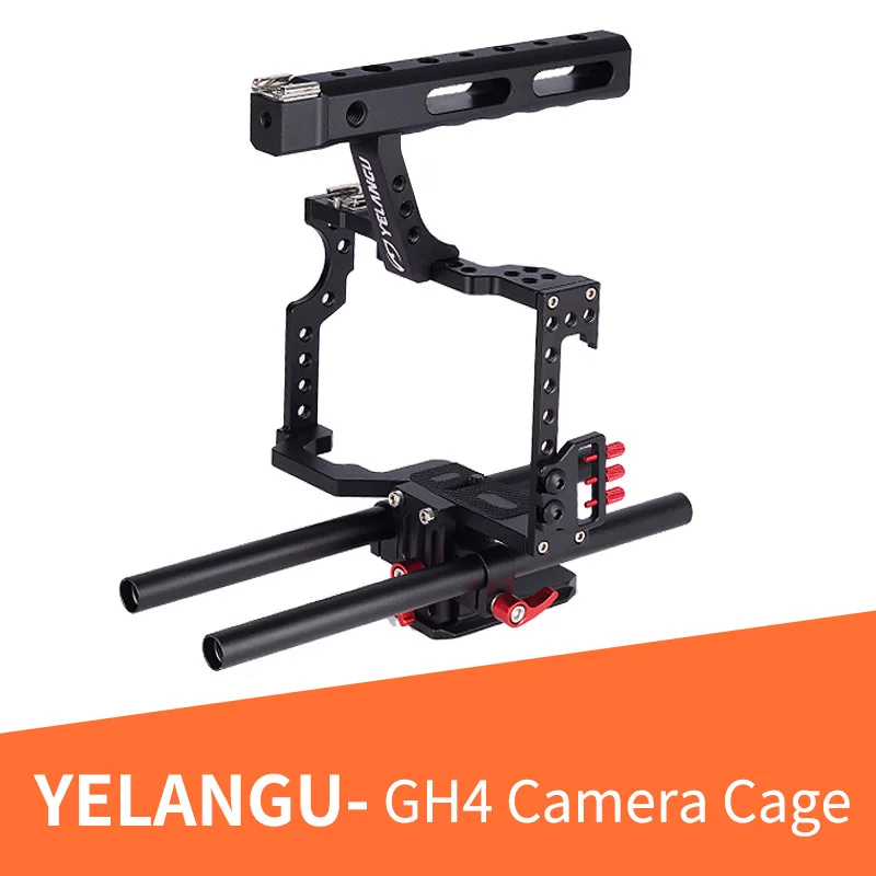 YELANGU Профессиональная Алюминиевая DSLR камера видео клетка установка для Panasonic GH4