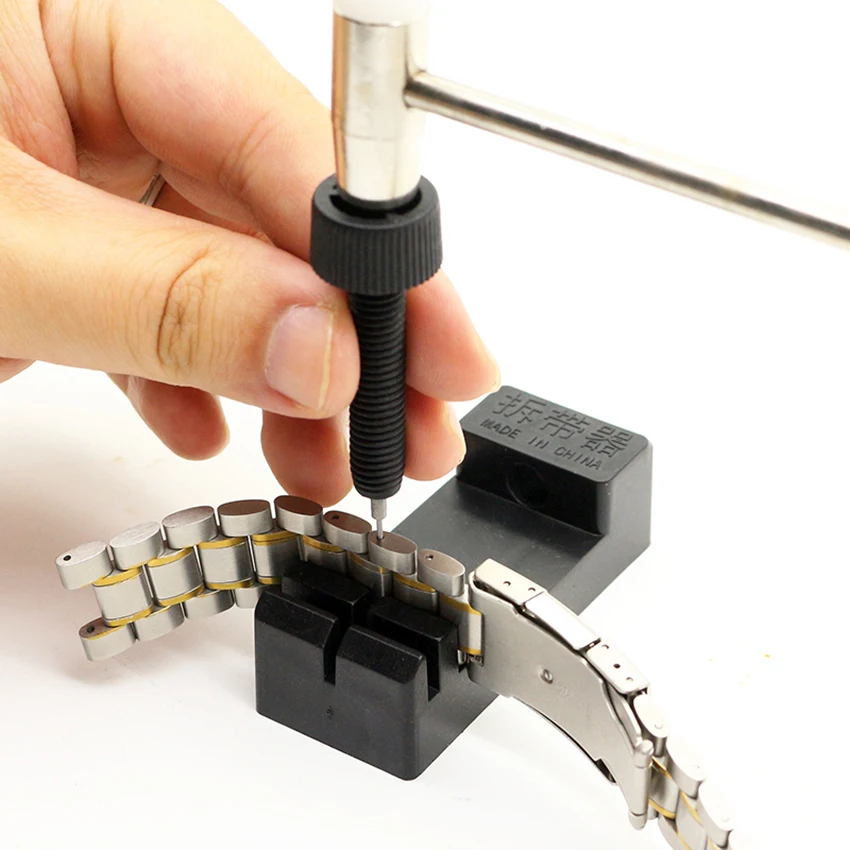 Ремешок для наручных часов съемный инструмент регулятор черный Регулируемый