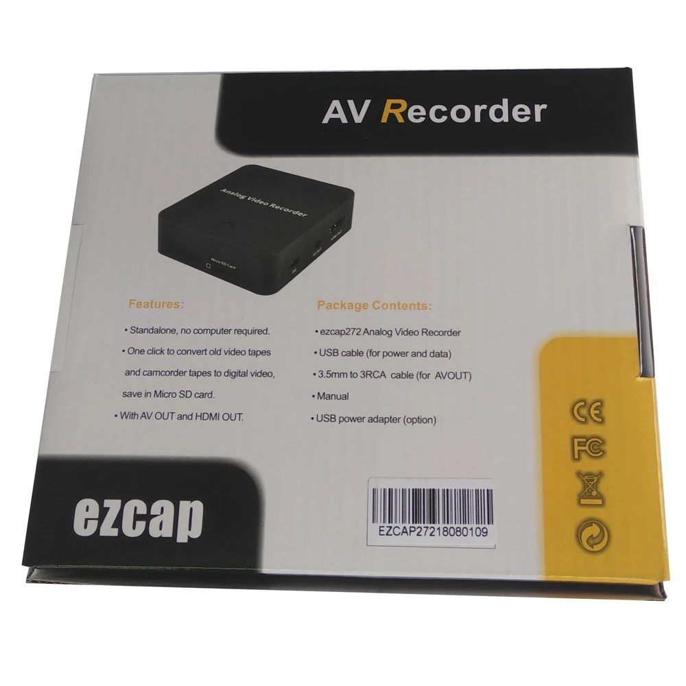 Аналоговый видеорегистратор запись и цифровое видео от VHS видеомагнитофона dvd