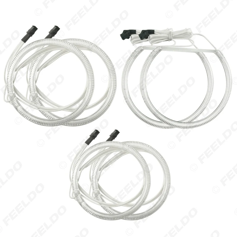 

FEELDO 6pcs/Set Special Car CCFL Halo Rings Angel Eyes Light For Toyota Mark X(Reiz) DRL Headlight White #FD-1014