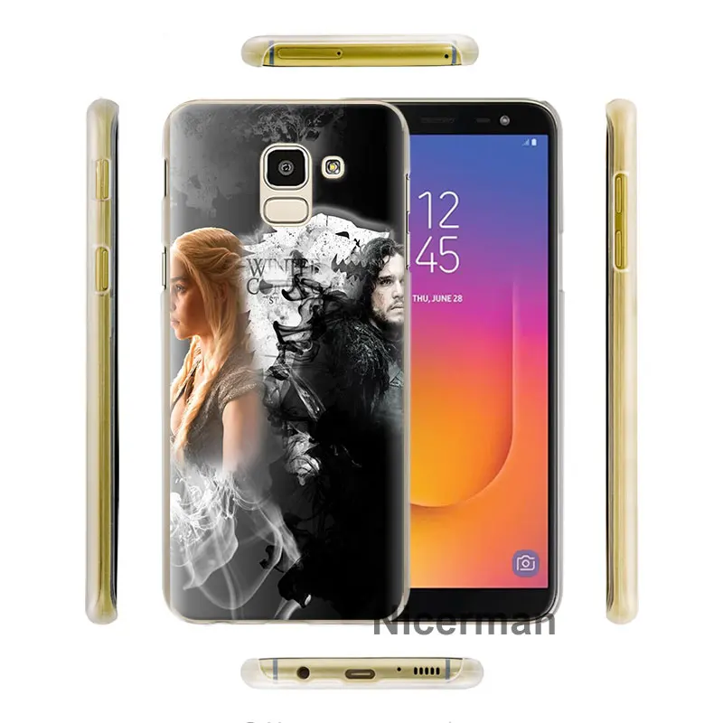 Игра престолов искусства чехол s крышка для samsung Galaxy A30 A50 A70 A80 M10 M30 A7 A6 A8+ A9 ПК Жесткий Чехол Для Телефона