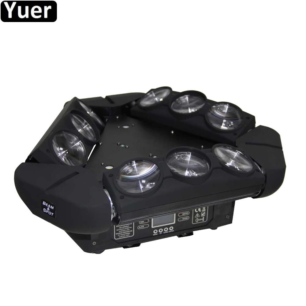 140 Вт светодиодный 3 в 1 светильник с подвижной головкой паук мини лазерный для