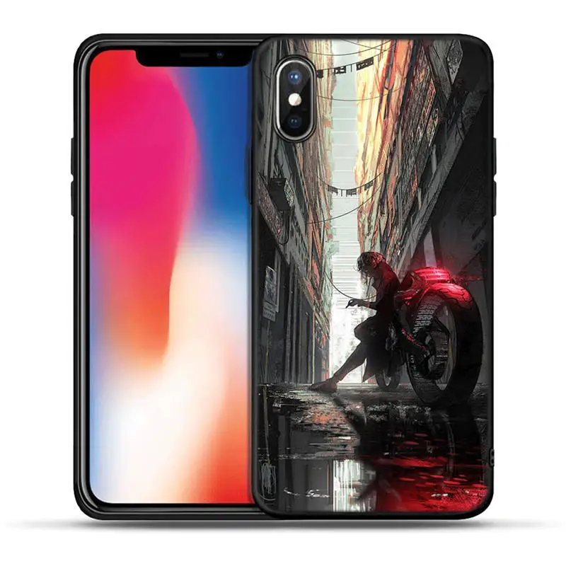 H1332 Модный городской уличный мотоциклетный чехол Coque для iPhone X XR XS Max 8 7 6 6S Plus 5 5S SE Силиконовые чехлы Fundas Capinhas Etui - Цвет: H1332