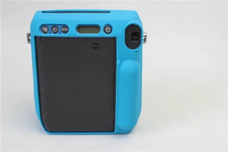 Новая мягкая силиконовая резиновая крышка для камеры Fujifilm instax mini 70 синий черный