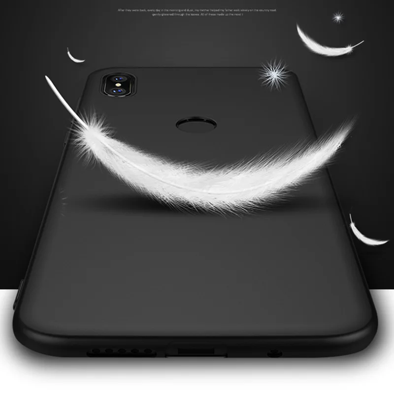 Xiao mi x 2 S Чехол Сяо s Силиконовая задняя мягкий тонкий матовый защитить черный x2s |