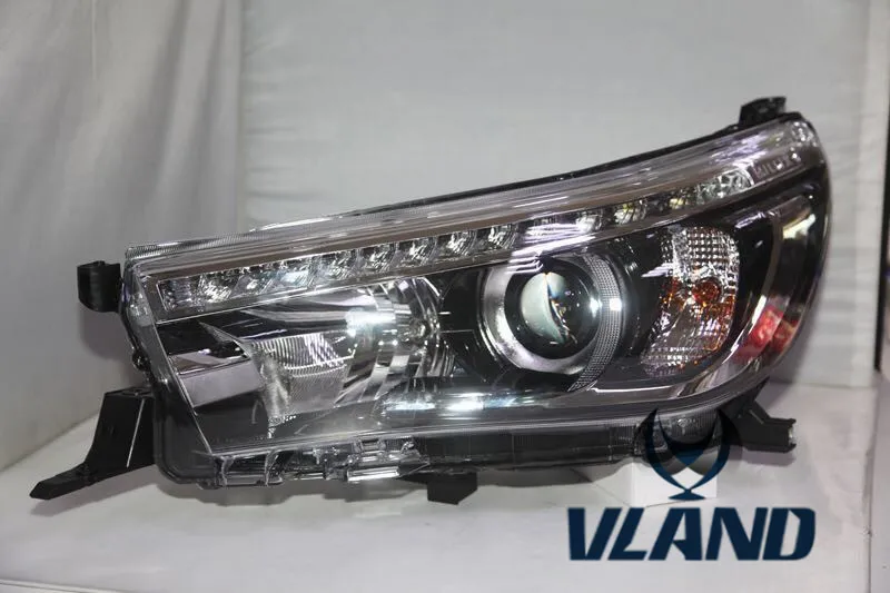 VLAND фабрика для автомобиля фара для Revo светодиодный фар Vigo Hilux светодиодный головного света с дневной свет H7 ксеноновая лампа