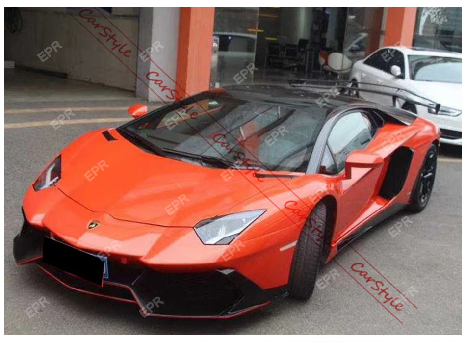 Углеродного волокна заднего крыла для губ LAMBORGHINI Aventador LP700 сглаживатель перепадов напряжения Стиль Тип 3 карбоновый спойлер GT обвес тюнинг Накладка аксессуары