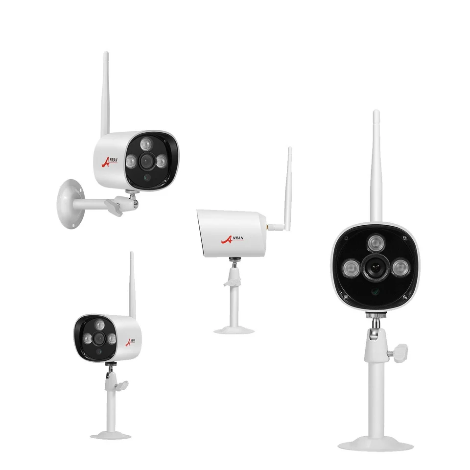 Anran 4CH P2P 720 P 12 ''ЖК-дисплей монитор WI-FI NVR 3 массив ИК Открытый Водонепроницаемый