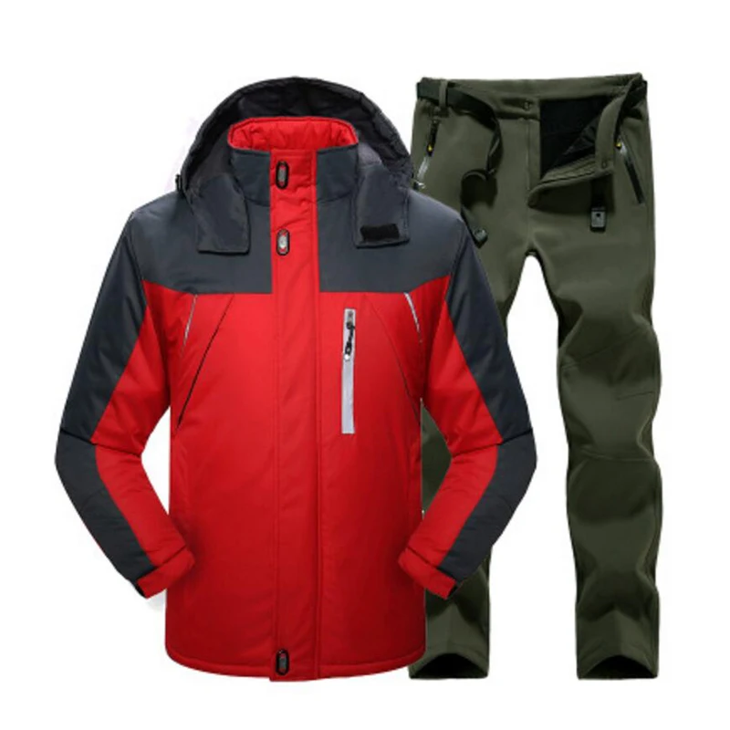 Winter 2017 New Listing Outdoor Mountaineering Windbreaker Suits Thermal Breathable Waterproof Men 155 | Спорт и развлечения
