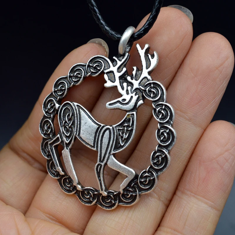 1 шт. ювелирные изделия в стиле викингов ручной работы|necklace with|pendant necklacedeer pendant |