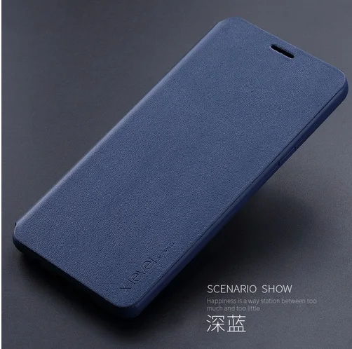 blue X-Level роскошный защитный чехол-книжка из искусственной кожи чехол для samsung Galaxy A7 A5 A3 J3 J5 J7(6) A9 A6 A8 A40 A50 A70 S8 S9 S10 Plus Note 10 9 8 - Цвет: blue