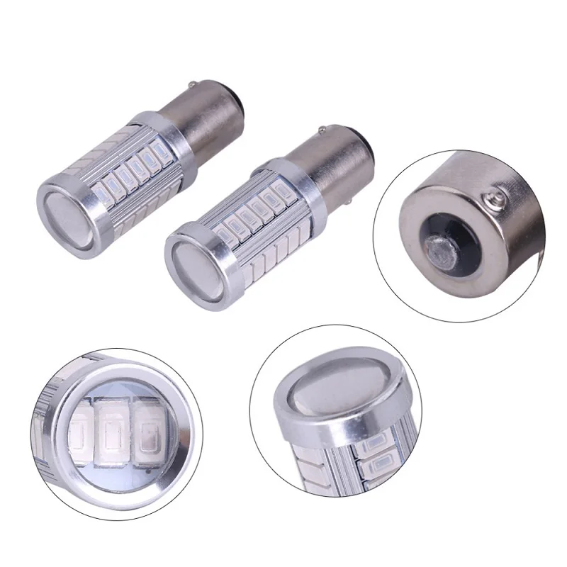 1156 P21W BA15S 33 LED 5630 5730 Автомобильные стоп сигналы противотуманная лампа фонарь