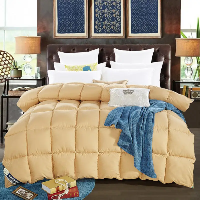 Зимнее одеяло из 100% микрофибры однотонное одеяло/одеяло односпальное