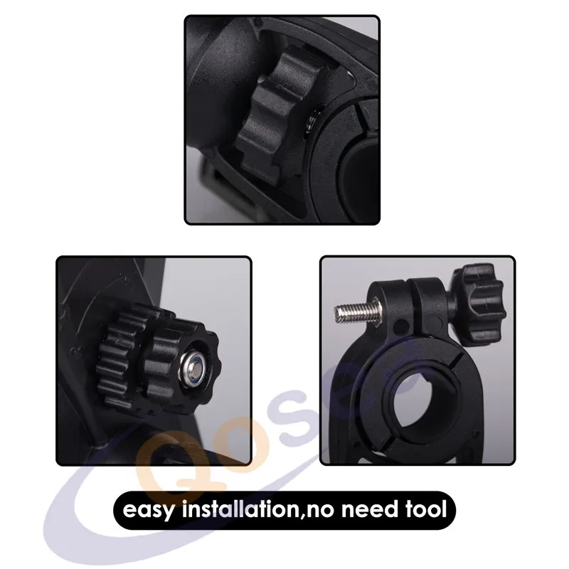 Qosea Bike Phone GPS Mount Bicycle Holder 360 Degree Rotate Universal Stand Support For iPhone Android 3.5-7.0 Inch | Мобильные