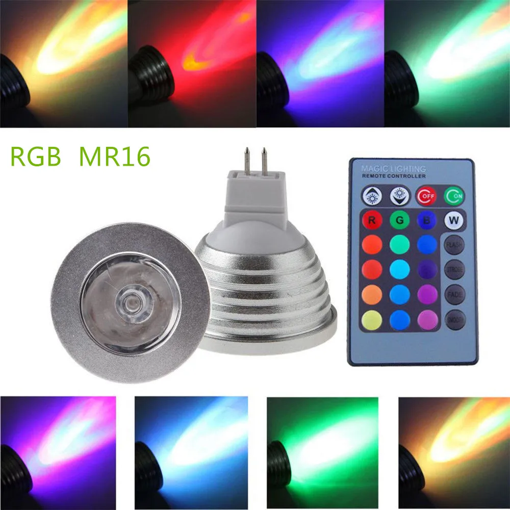 Энергосберегающая светодиодная лампа MR16/GU5.3 10 шт. 5 Вт RGB изменение цвета