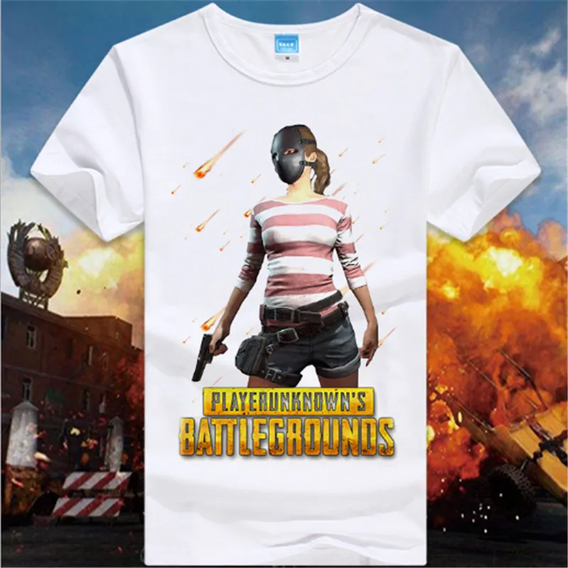 PUBG/игрок UNKNOWN'S BATTLEGROUNDS футболка подарок для фанатов игры мальчик друг подарок короткий рукав PUBG футболка S Горячая игра