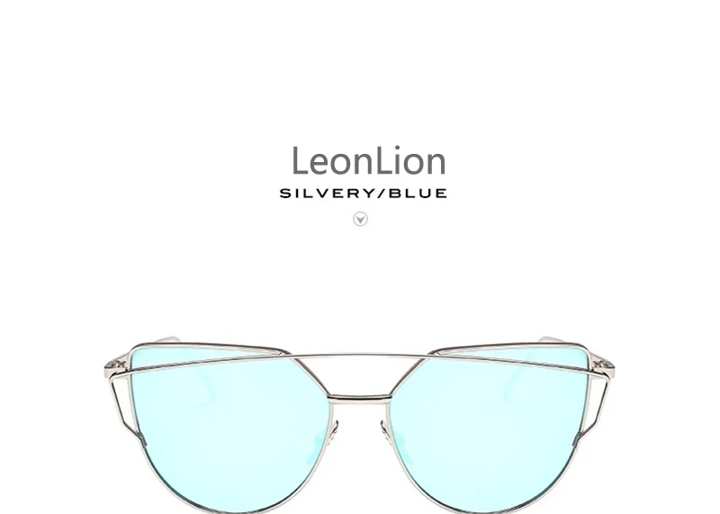 LeonLion, Зеркальные Солнцезащитные очки кошачий глаз, женские винтажные металлические светоотражающие очки для женщин, фирменный дизайн, Gafas De Sol Mujer
