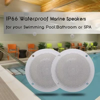 160 watts 4 inch waterproof marine boat motorcycle car speakers stereo audio sound system for spa room utv atv rv car golf cart