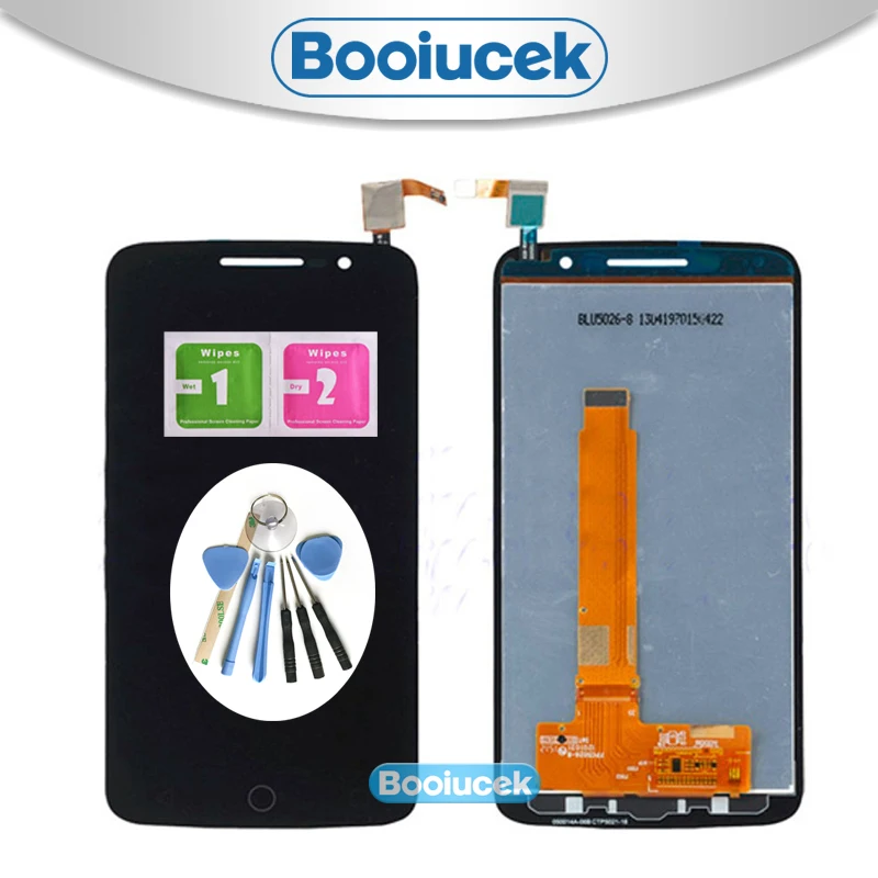 5 0 &quotдля Alcatel One Touch Pop 2 Premium 7044 7044X 7044D OT7044 ЖК экран с кодирующий преобразователь