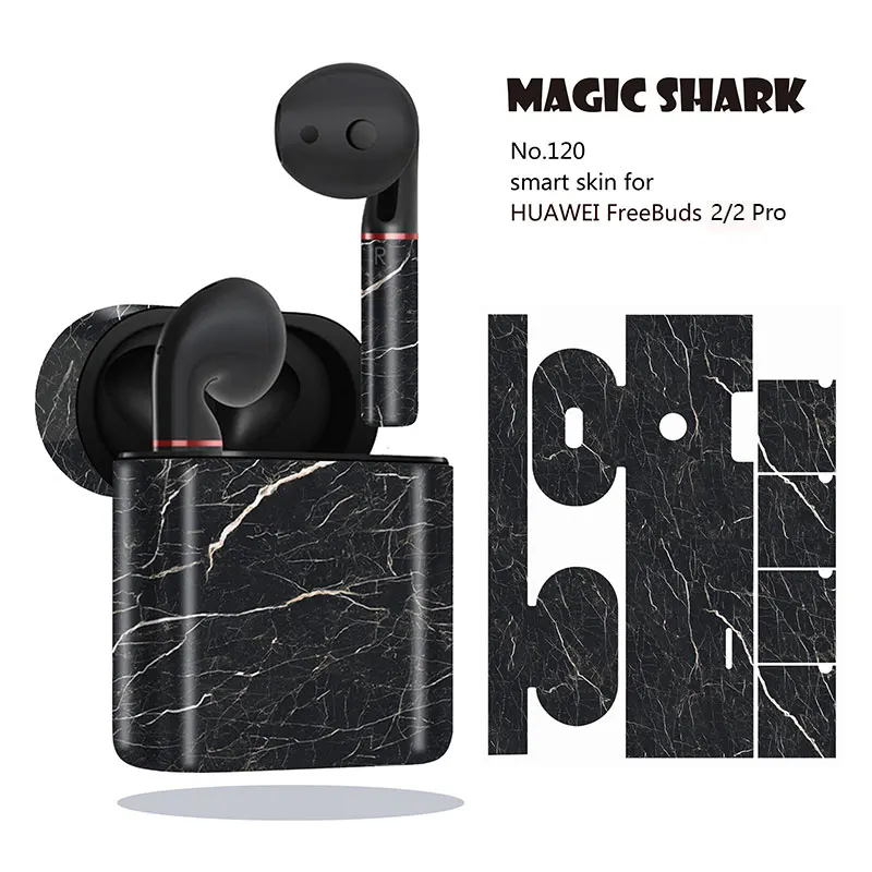 Новое поступление наушники Magic Shark с принтом мраморного камня чехол для HUAWEI Freebuds 2